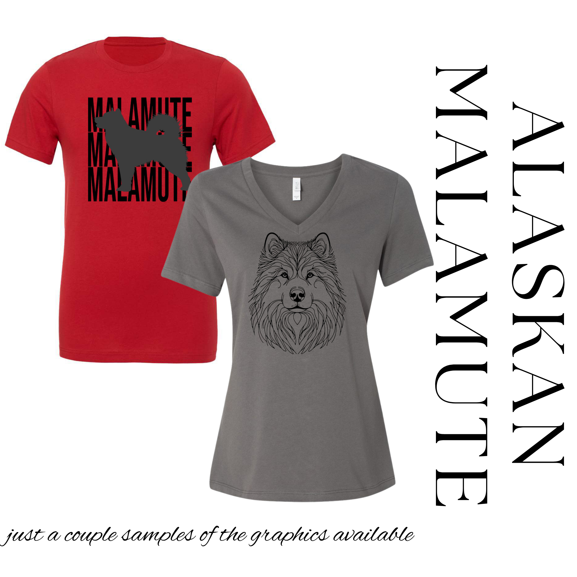 Alaskan Malamute Graphic Tee