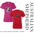 Australian Shepherd Graphic Tee