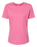 Ladies Crew Neck T - Charity Pink