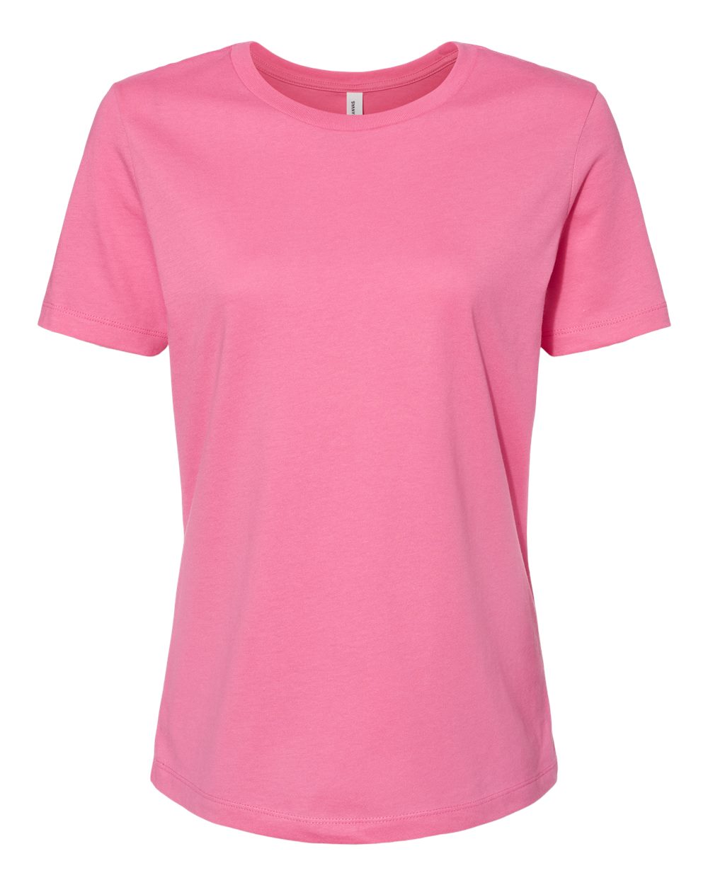 Ladies Crew Neck T - Charity Pink