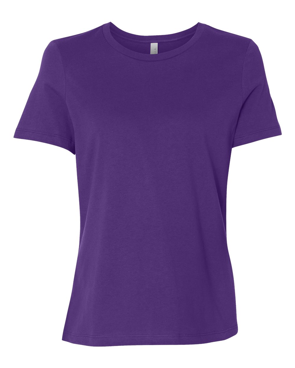 Ladies Crew Neck T - Team Purple