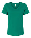 Ladies V-Neck T - Kelly