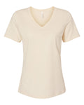 Ladies V-Neck T - Natural