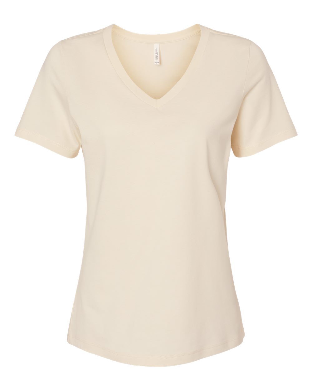 Ladies V-Neck T - Natural