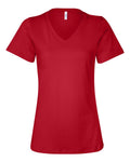 Ladies V-Neck T - Red