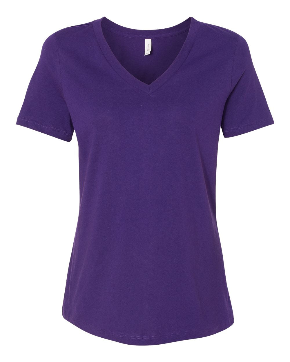 Ladies V-Neck T - Team Purple