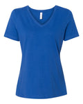 Ladies V-Neck T - True Royal