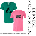 Bernese Mountain Dog Graphic Tee