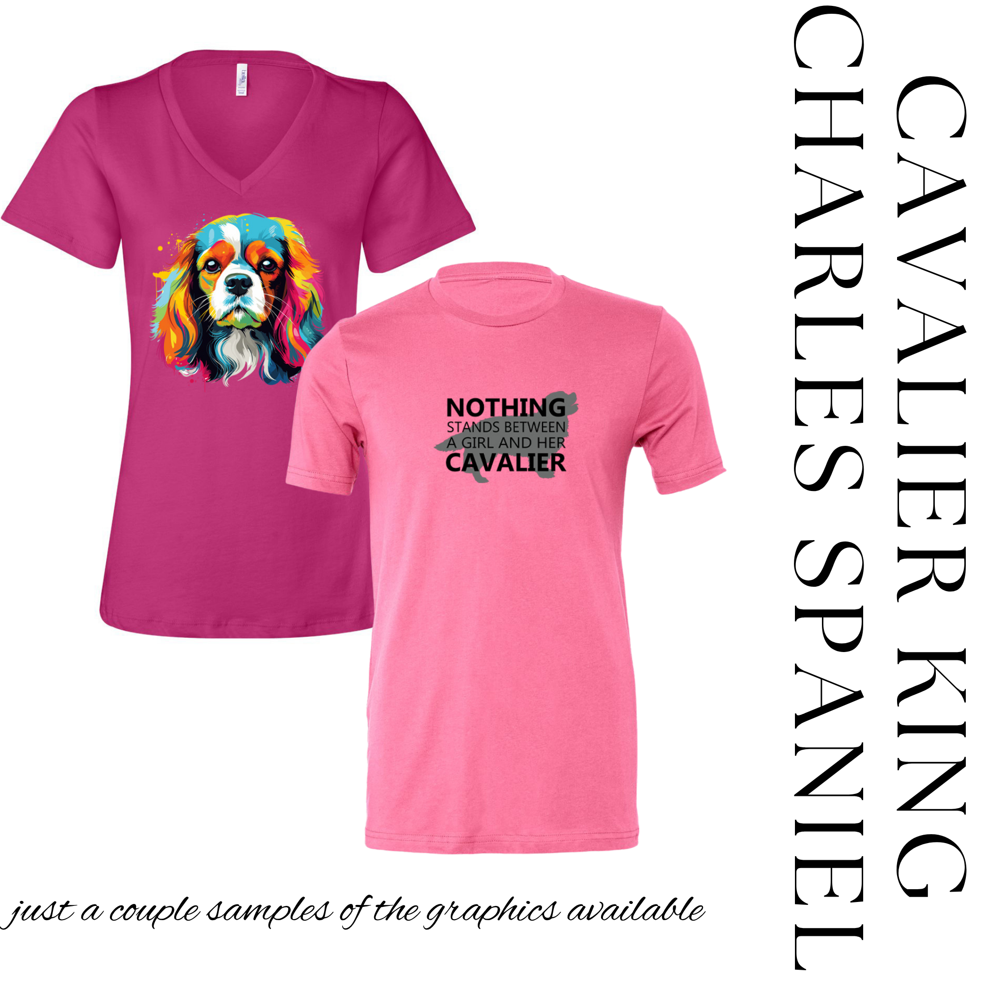 Cavalier King Charles Spaniel Graphic Tee