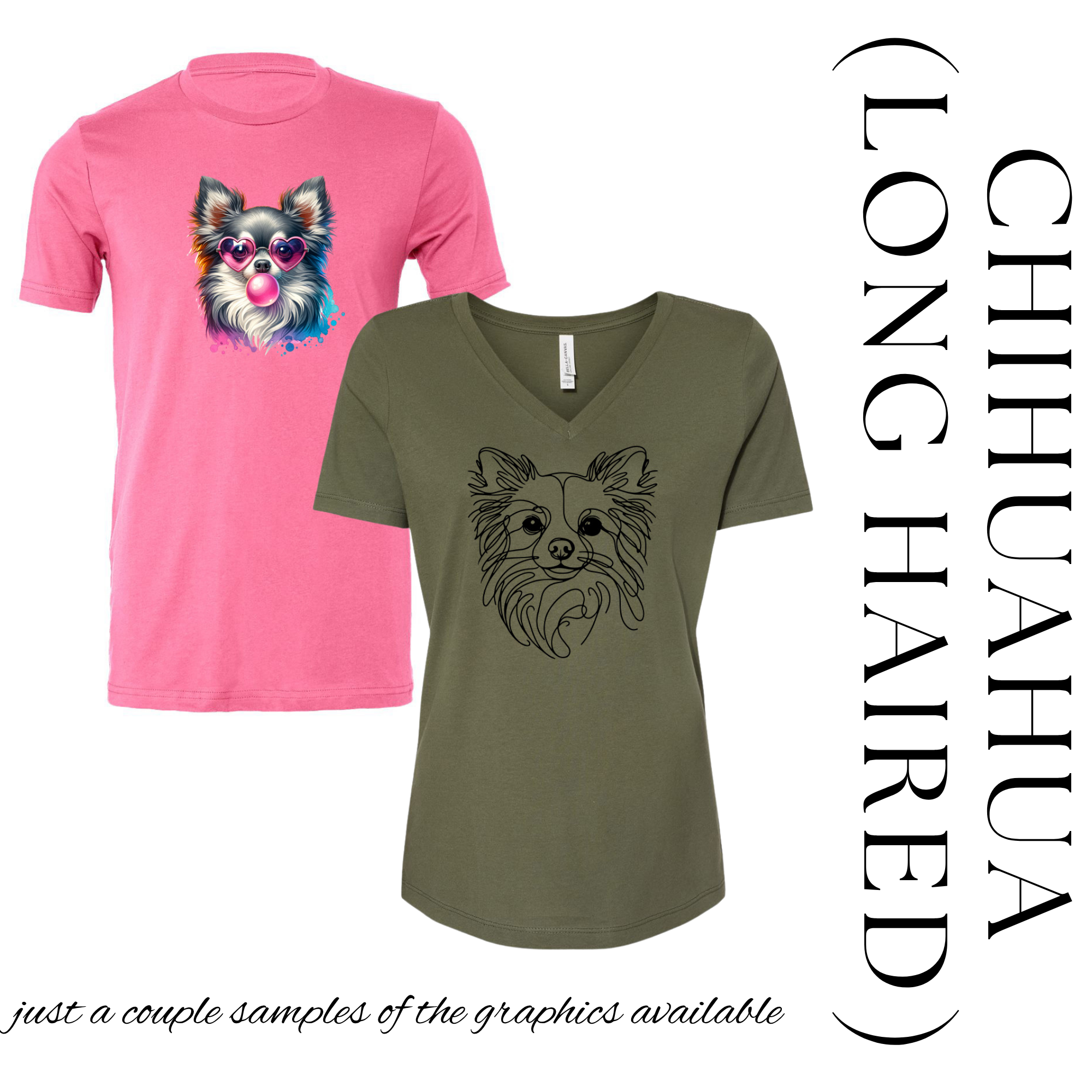 Chihuahua (Long Haired) Graphic Tee