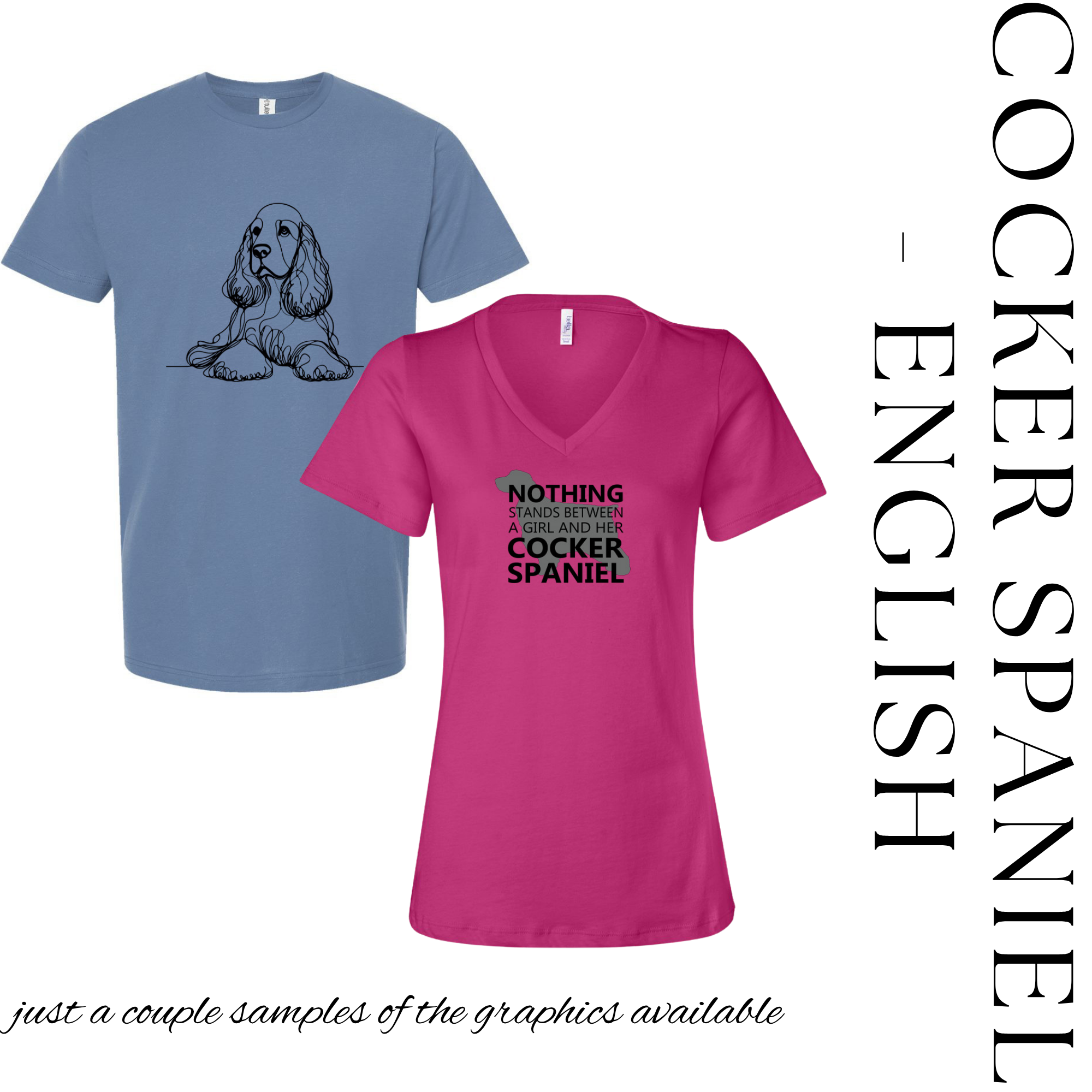 Cocker Spaniel - English Graphic Tee