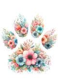 Pastel Flower Paw