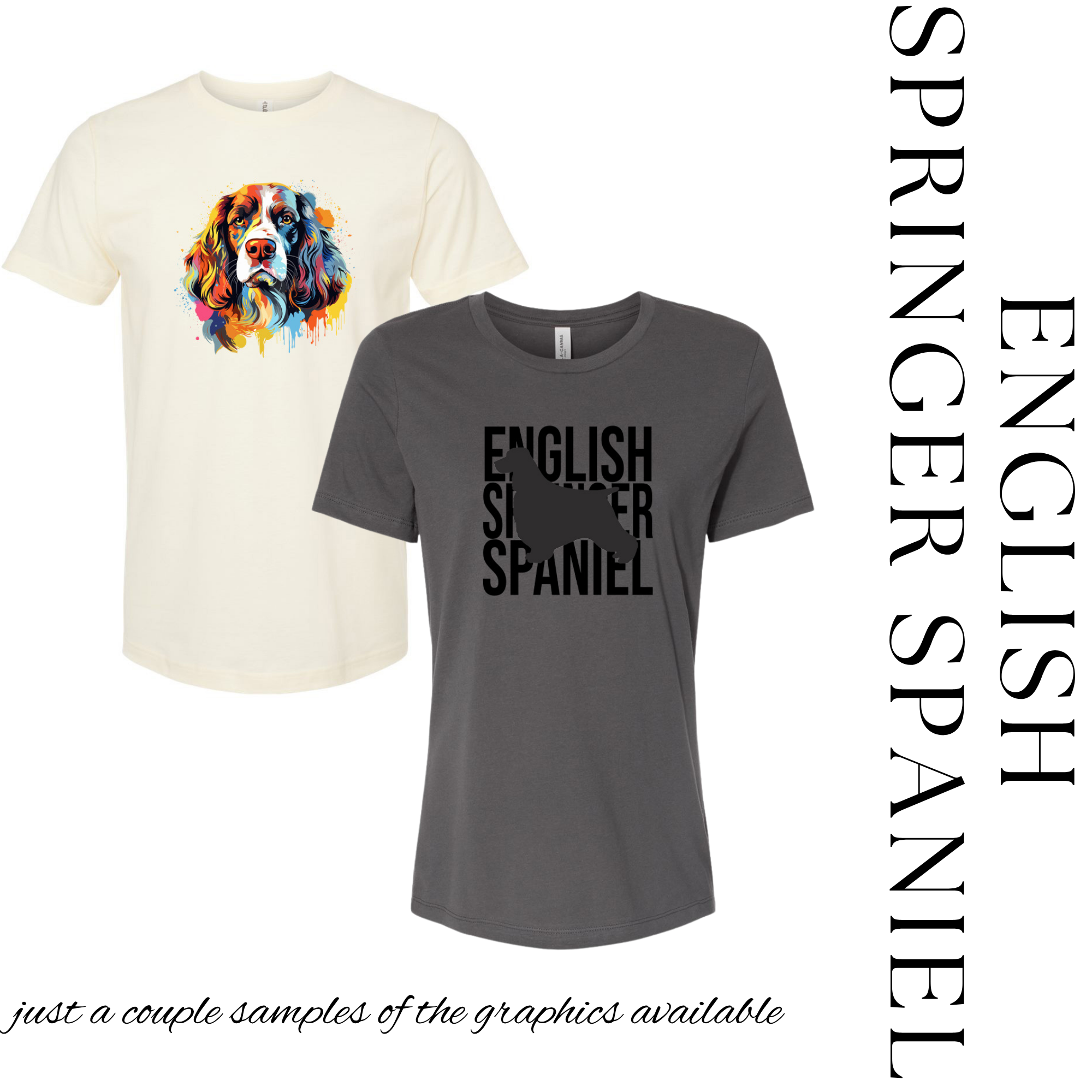 English Springer Spaniel Graphic Tee