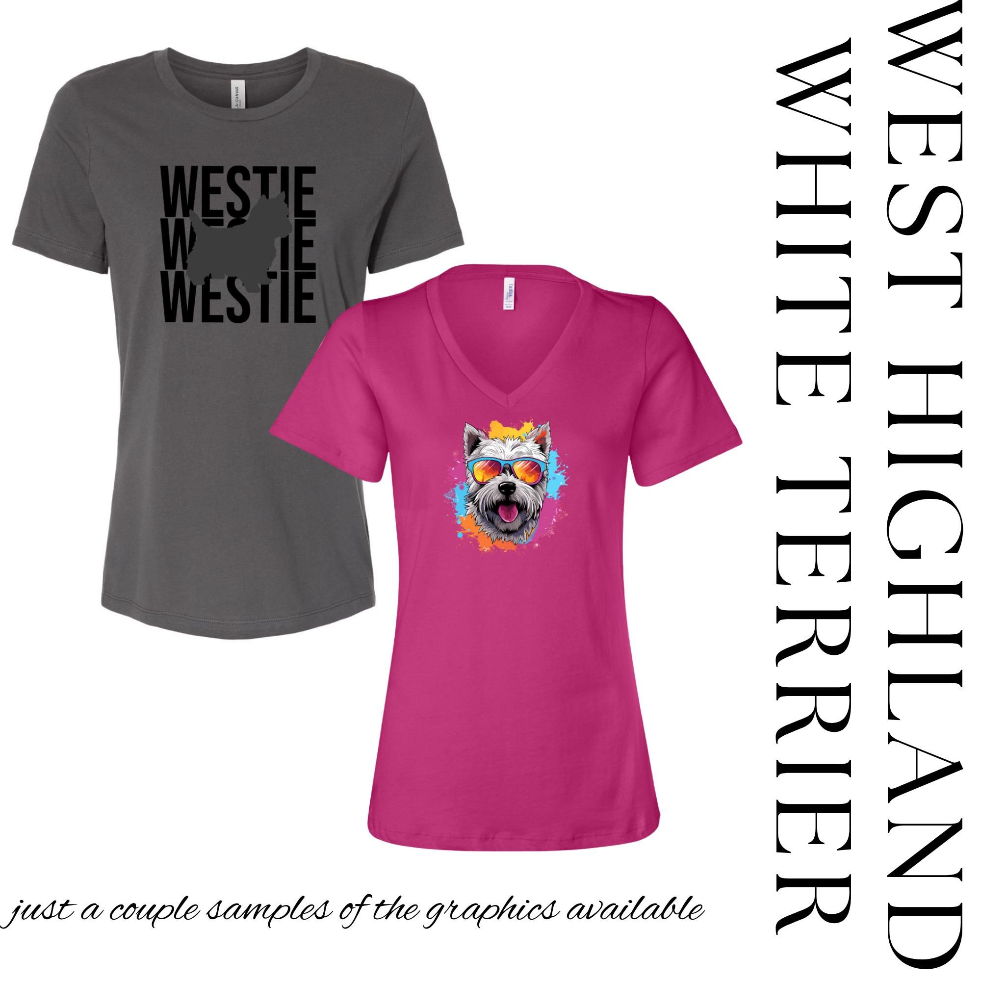 West Highland White Terrier Graphic Tee